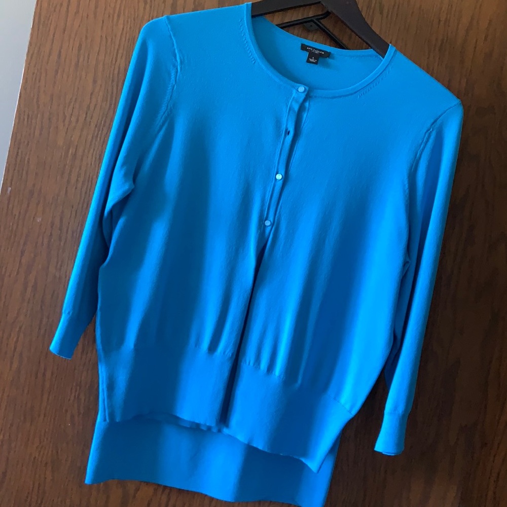 Ann Taylor, button up, cardigan with take